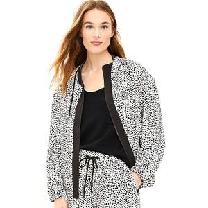 🆕NWT Lou & Grey Leopard Print Wanderweave Windbreaker Jacket